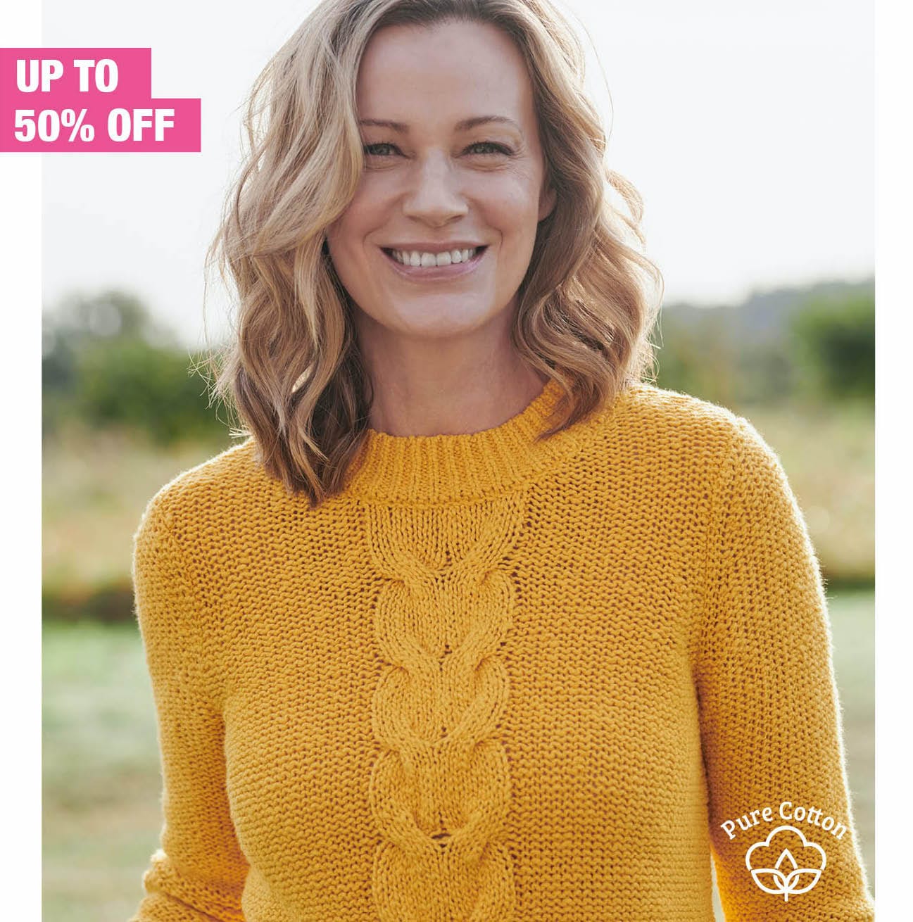 Chunky Slub Cable Detail Jumper