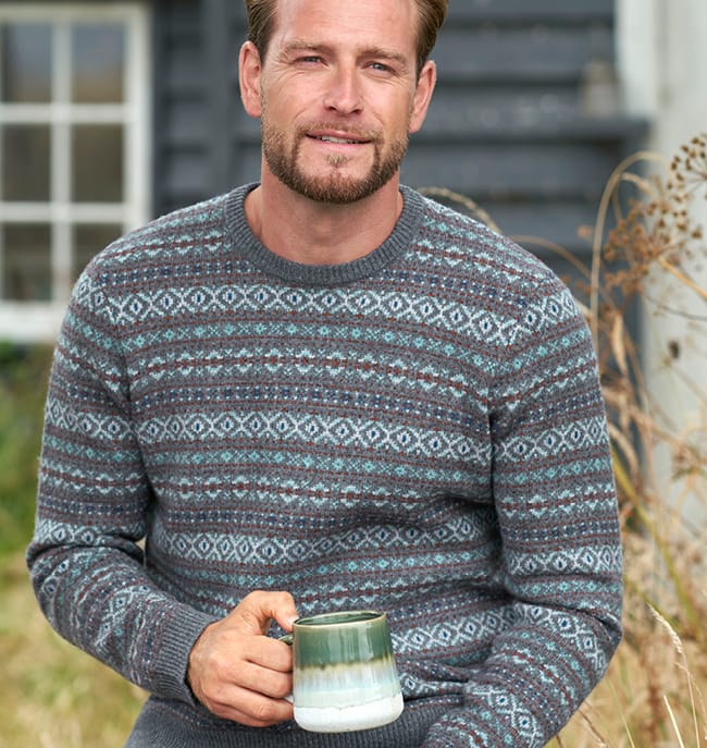 Lambswool All Over Fairisle Sweater