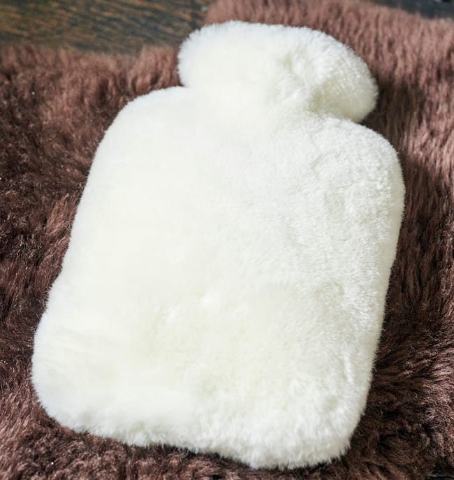 Sheepskin Hot Water Bottle and Cover