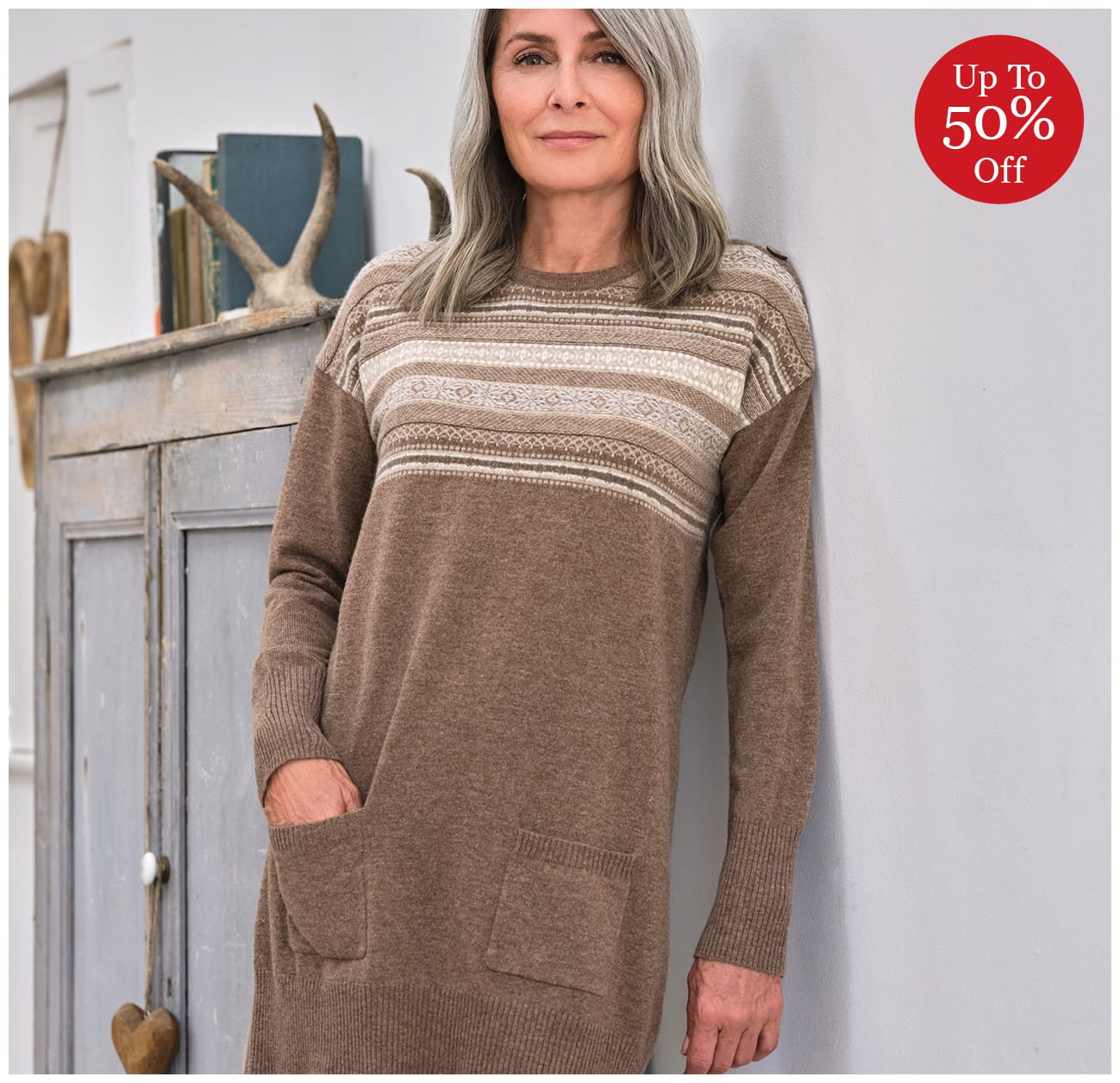 Merino Wool Fairisle Tunic