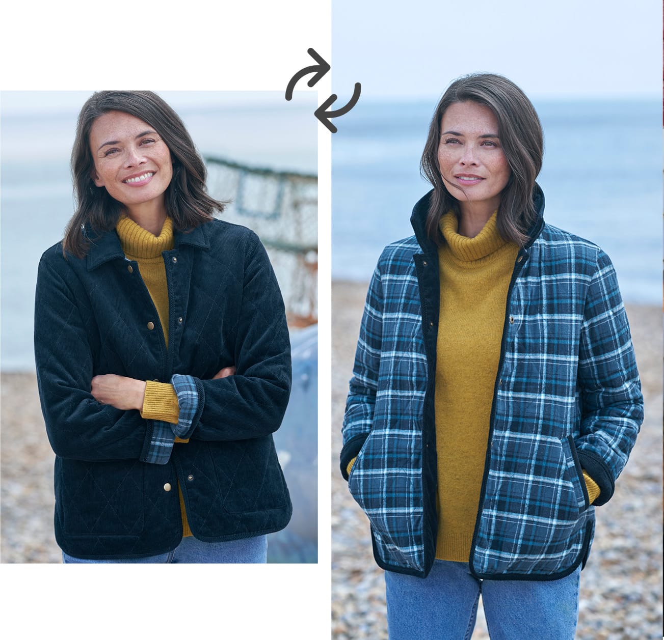 Soft Quilted Reversible Jacket