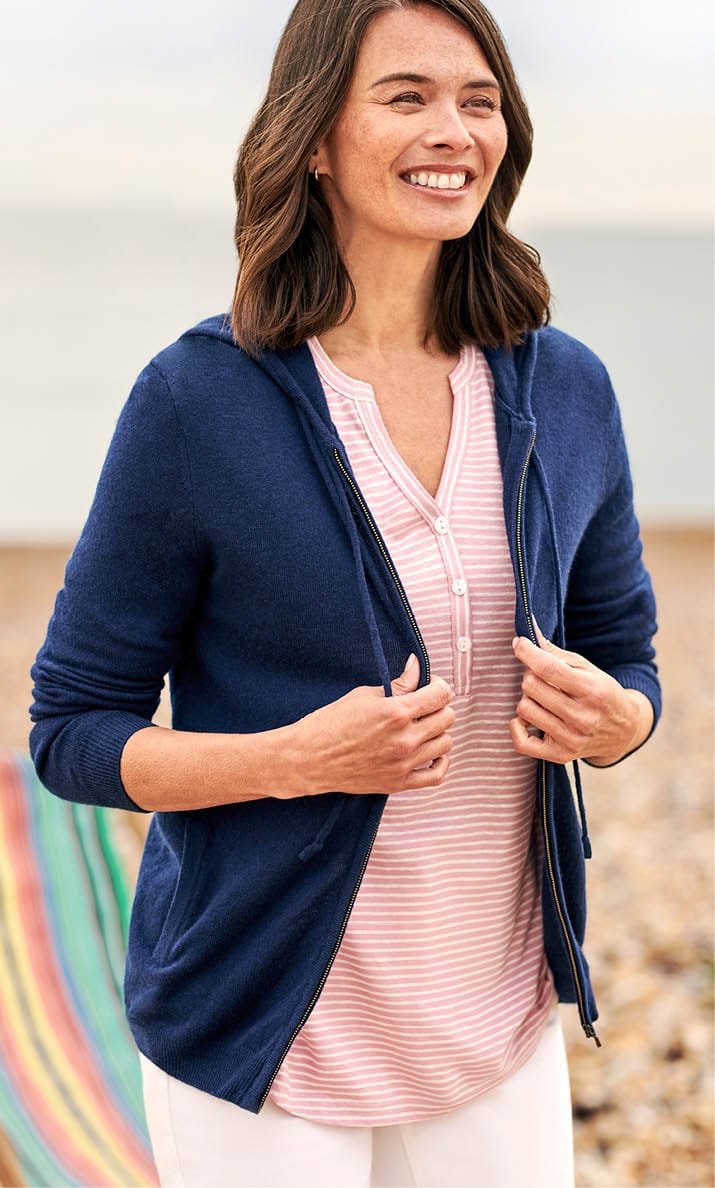 Cashmere And Merino Luxe Lounge Hoodie