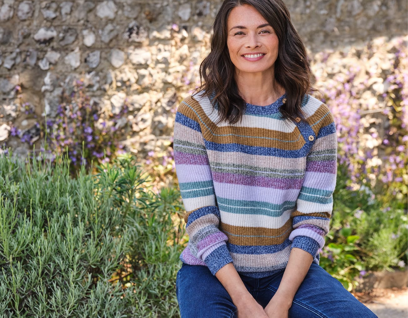 Marled Stripe Sweater