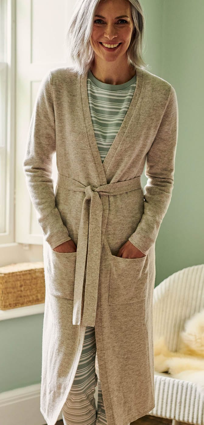 Cashmere & Merino Luxe Dressing Gown