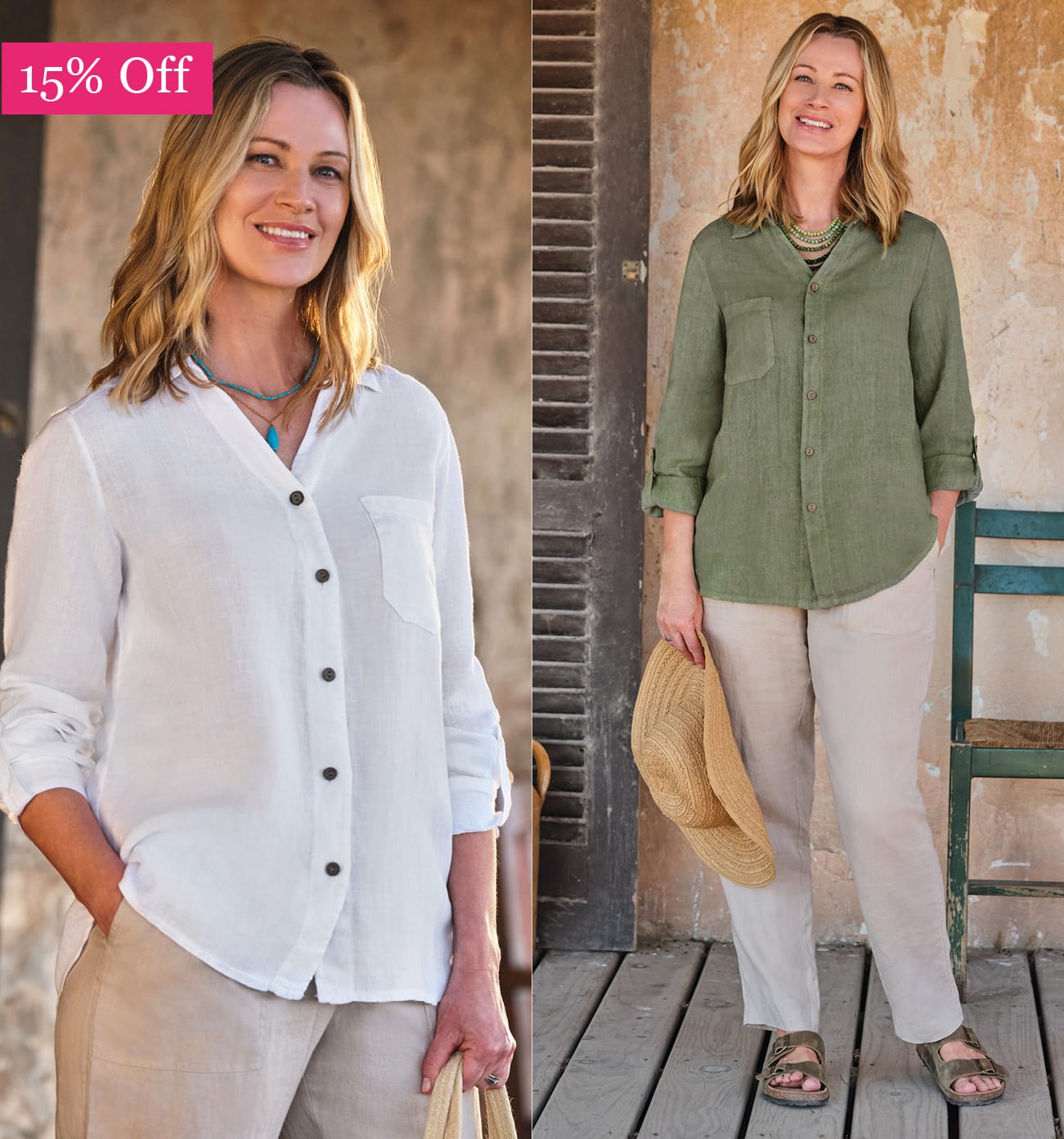 Relaxed Fit Linen Shirt