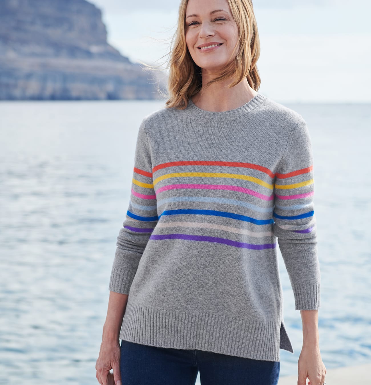 Rainbow Stripe Sweater