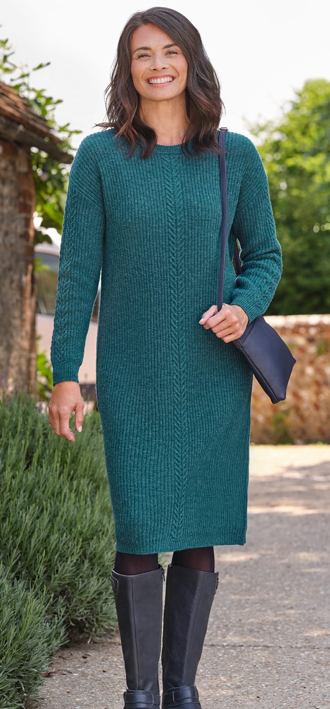 Lofty Lambswool Knitted Dress