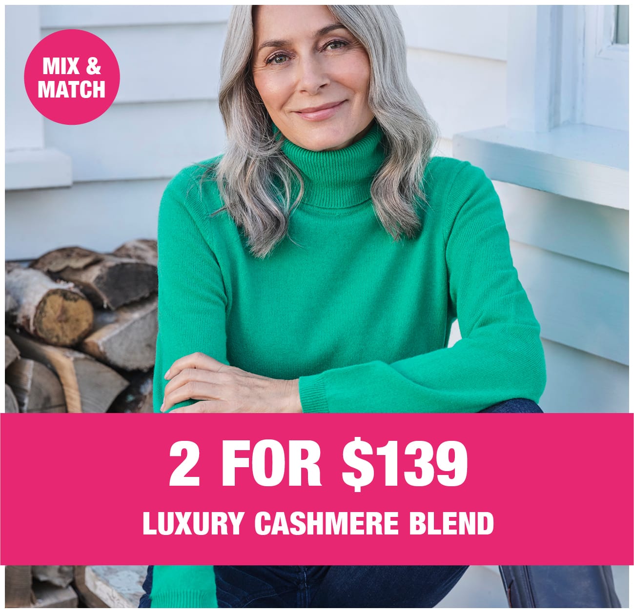 2 for $139 Luxury Cashmere Blend